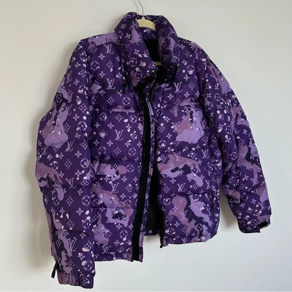 Bravest Studios Purple Camo Puffer NWOT - Picture 2 of 9